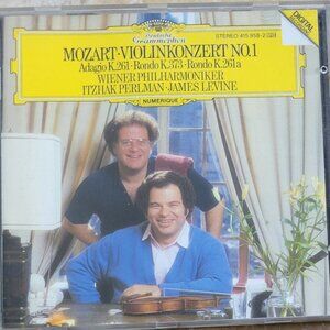 Music CD - Mozart: Violin Concerto No. 1, Itzhak Perlman, 1986